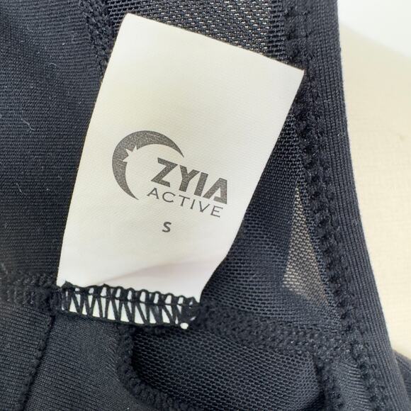 ZYIA Black Flower All Star Sports Bra S - Picture 6 of 7